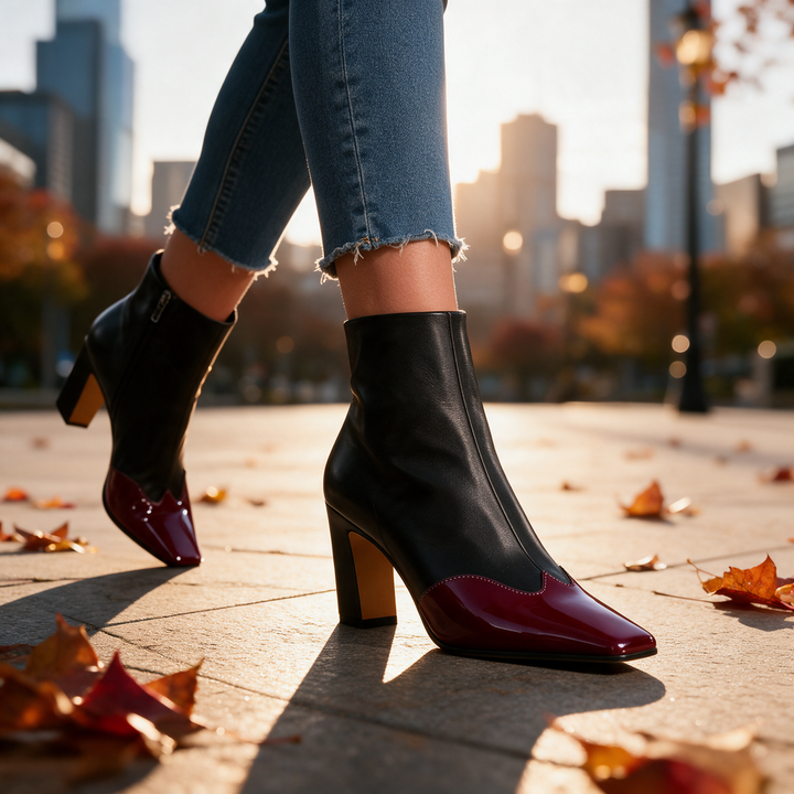 Savannah Two-Tone Boots