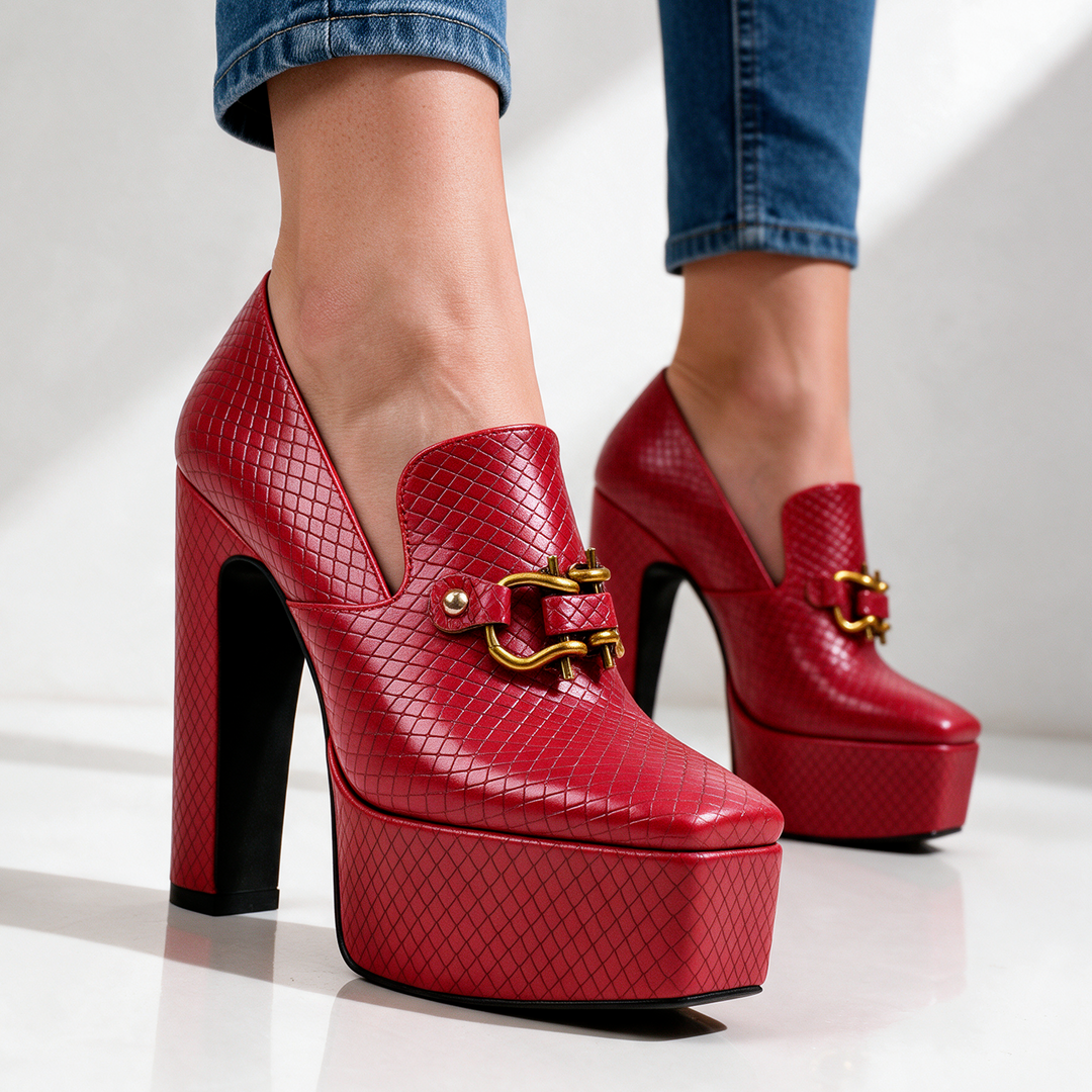 Simone Platform Loafer Pumps
