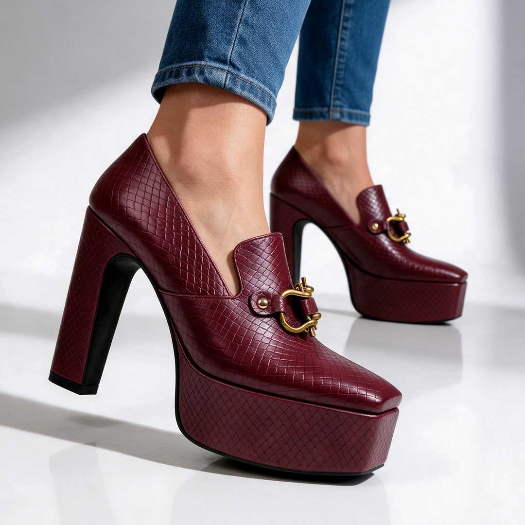 Simone Platform Loafer Pumps