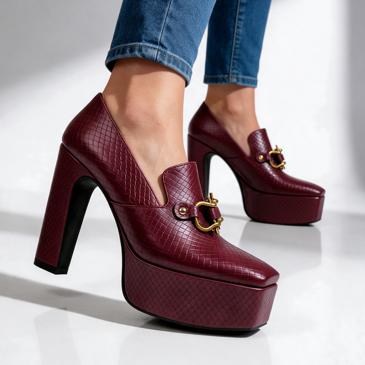 Simone Platform Loafer Pumps