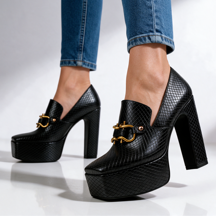 Simone Platform Loafer Pumps