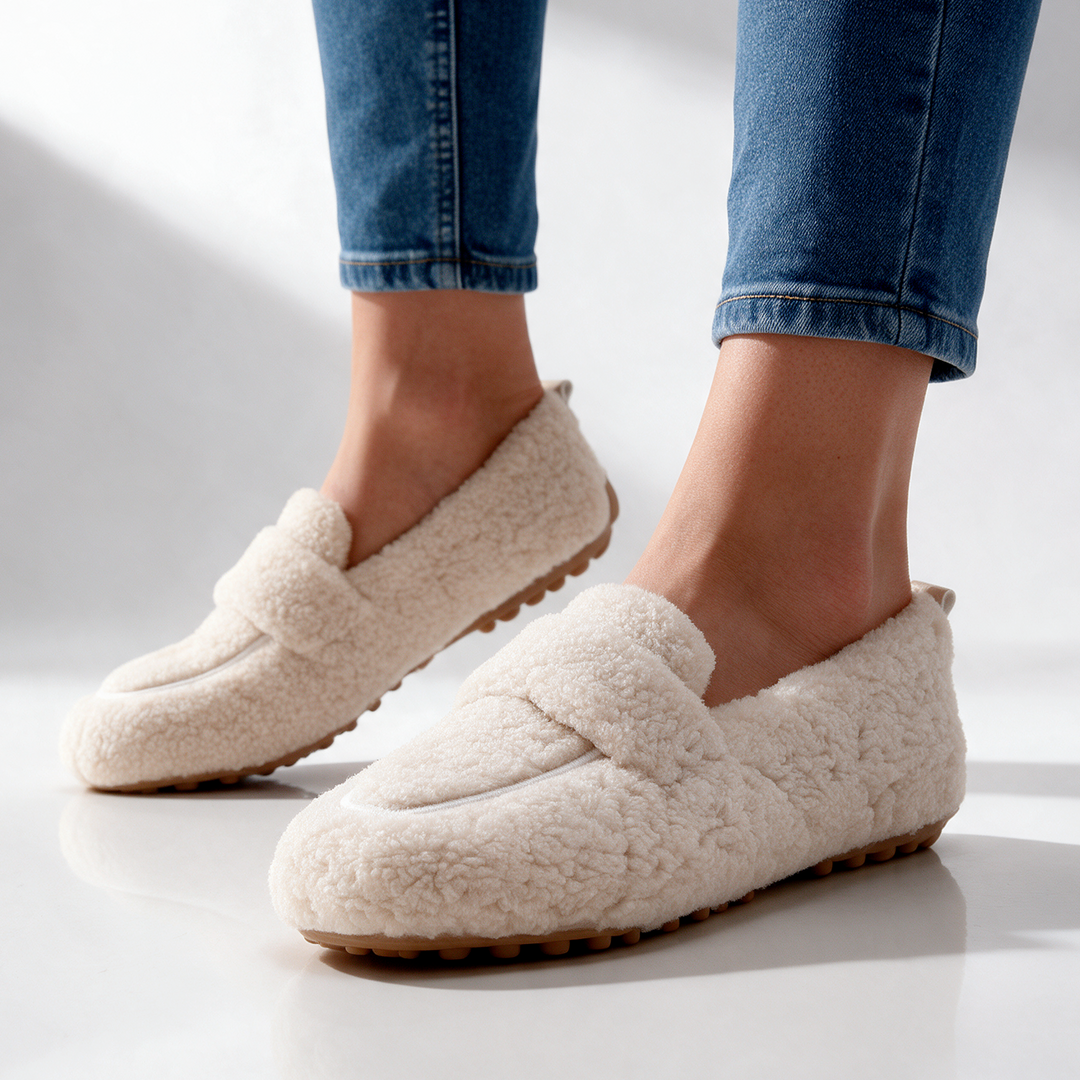Nora Teddy Loafers