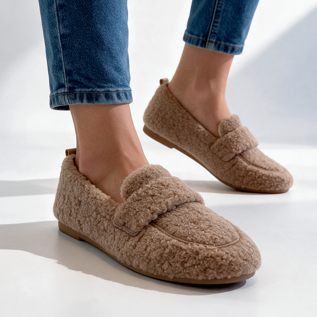 Nora Teddy Loafers