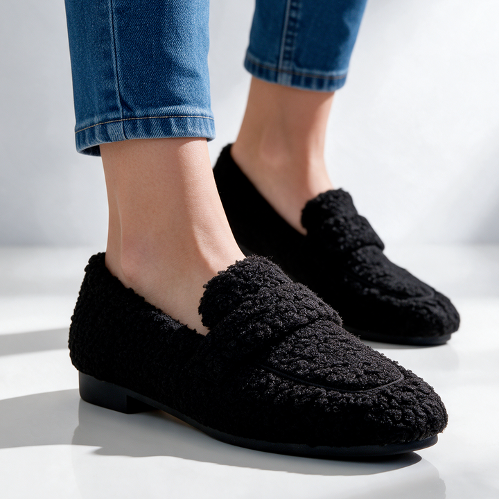 Nora Teddy Loafers