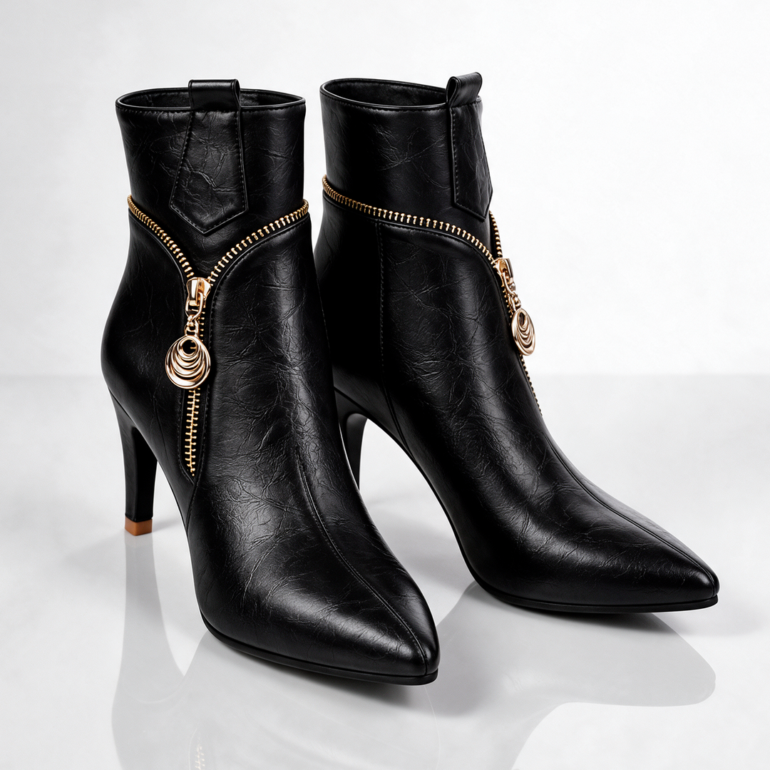 Josie Zip Ankle Boots