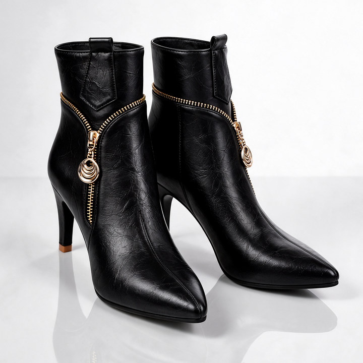 Josie Zip Ankle Boots