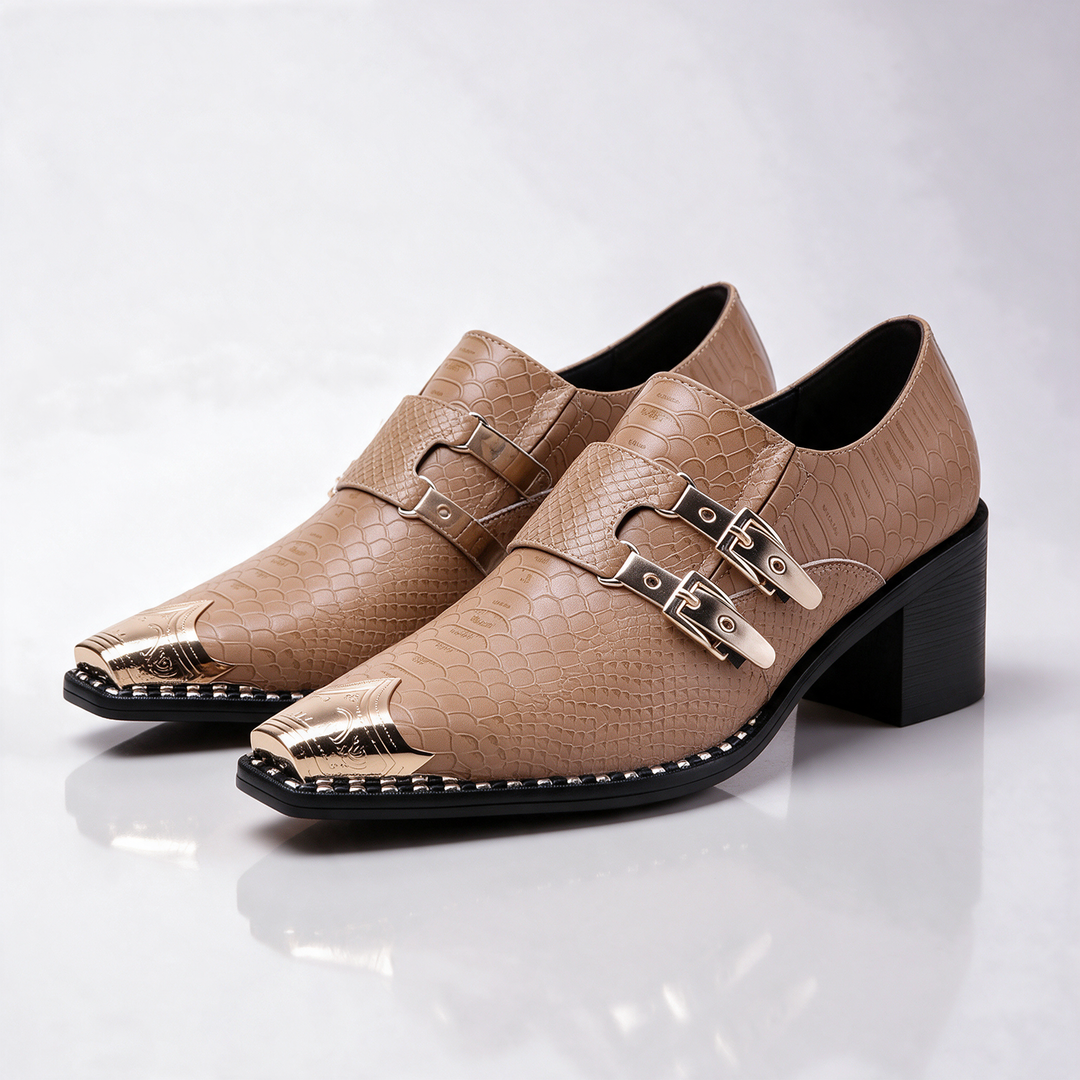 Havana Snake Scale Dress Shoes