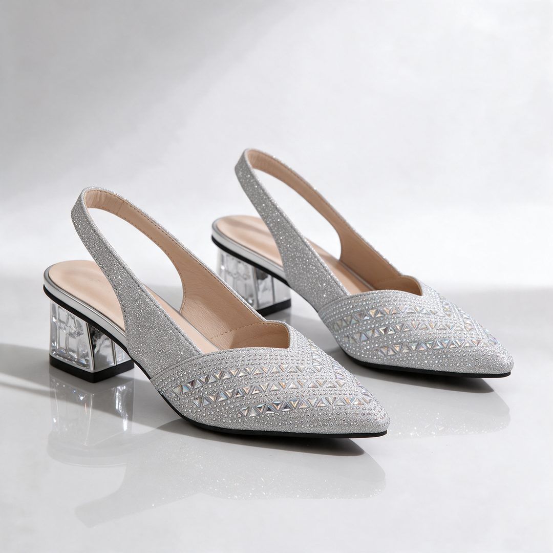 Noelle Sparkle Slingbacks