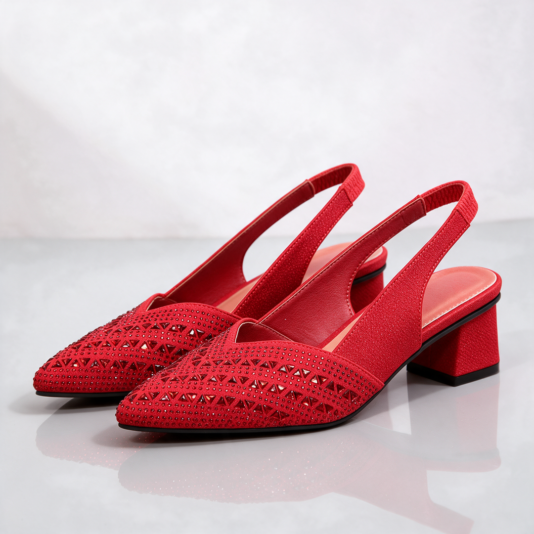 Noelle Sparkle Slingbacks