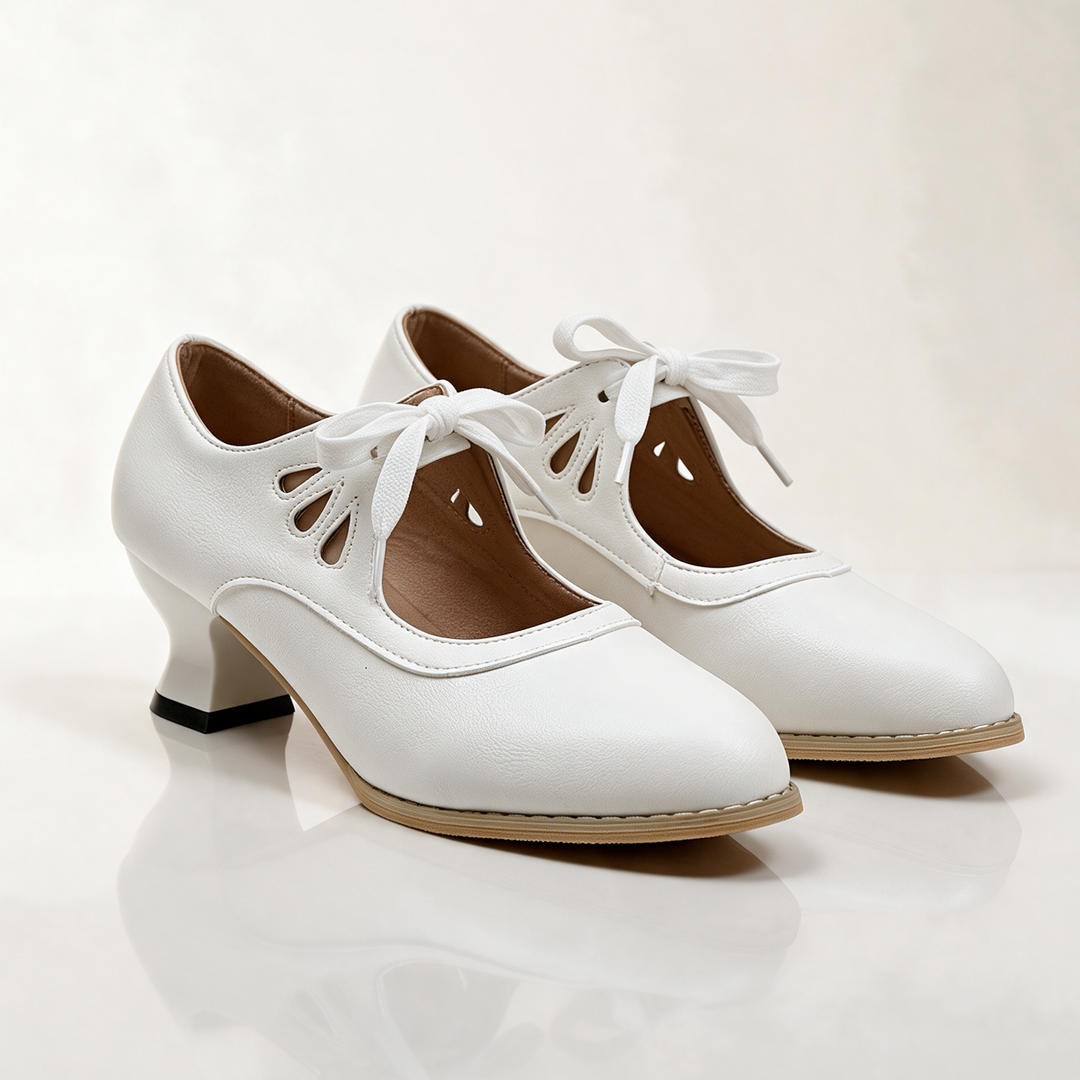 Eleanor Petal Tie Pump