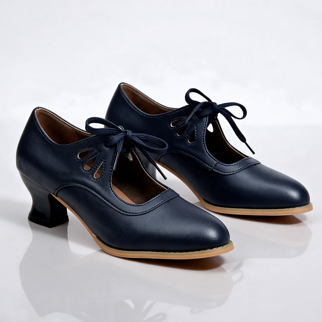 Eleanor Petal Tie Pump