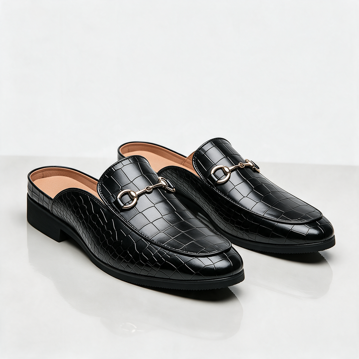 Hudson Horsebit Mules