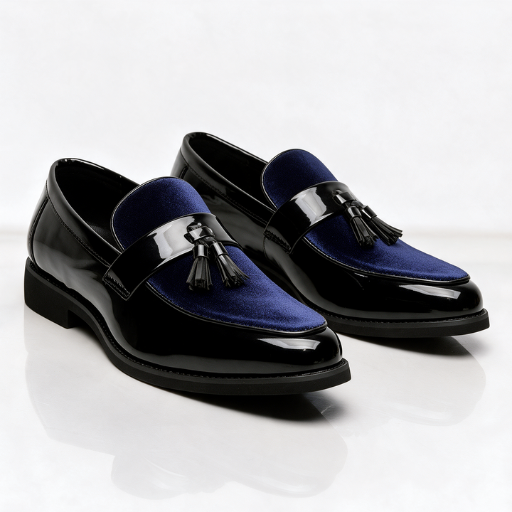 Sterling Velvet Tassel Loafers