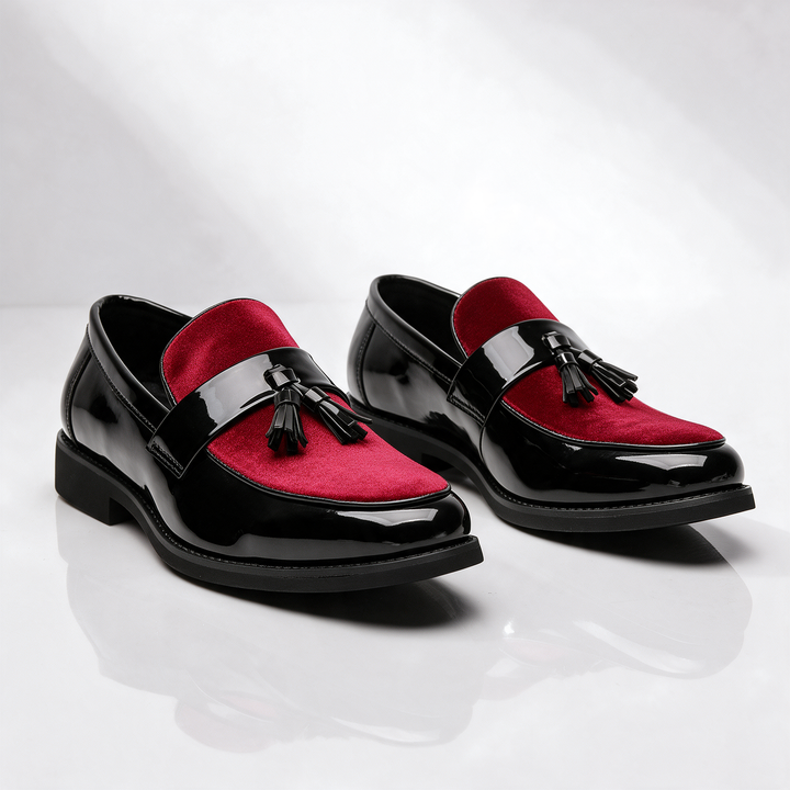 Sterling Velvet Tassel Loafers