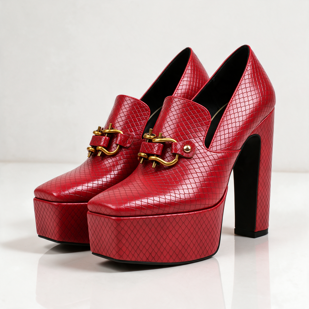 Simone Platform Loafer Pumps