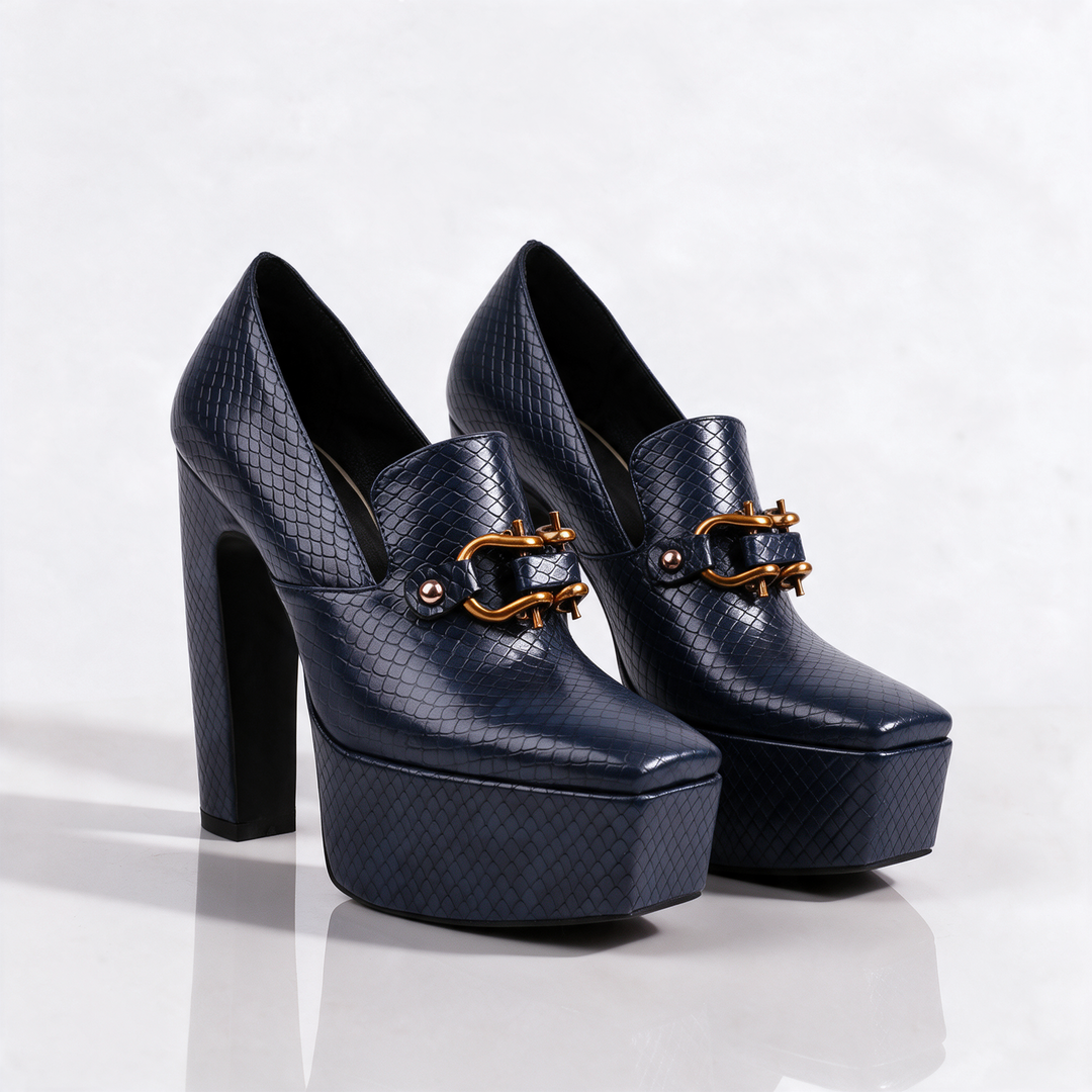 Simone Platform Loafer Pumps