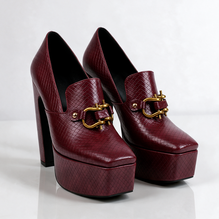 Simone Platform Loafer Pumps