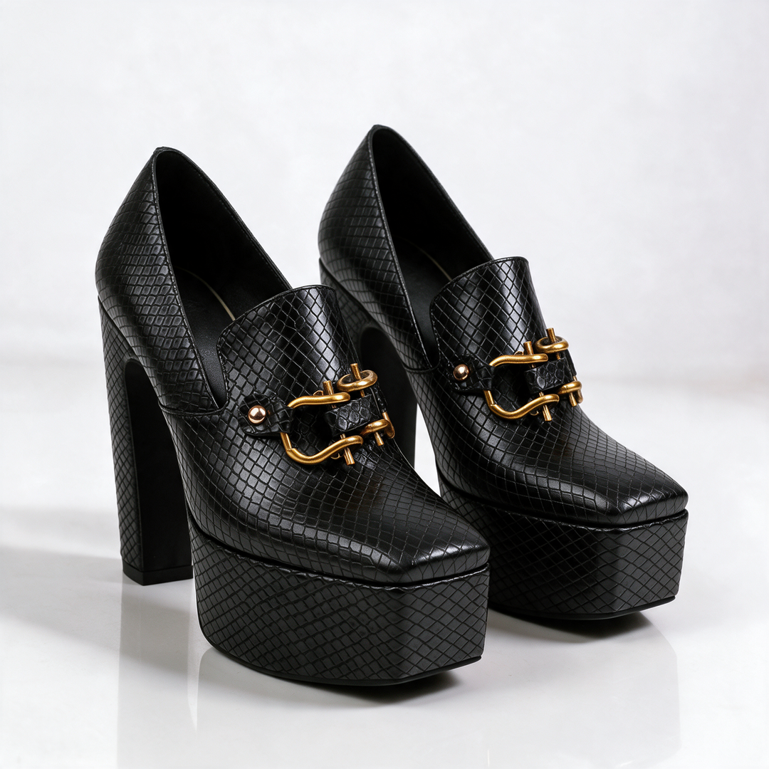 Simone Platform Loafer Pumps