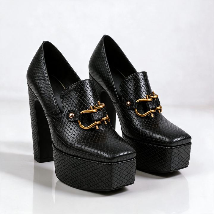 Simone Platform Loafer Pumps