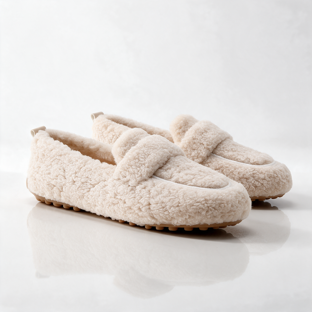 Nora Teddy Loafers