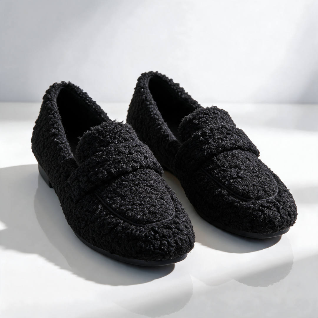 Nora Teddy Loafers