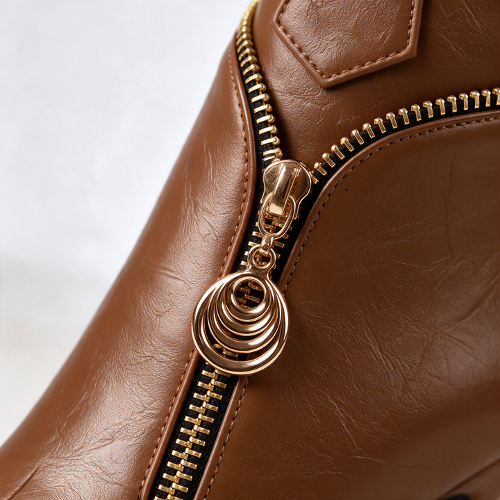 Josie Zip Ankle Boots