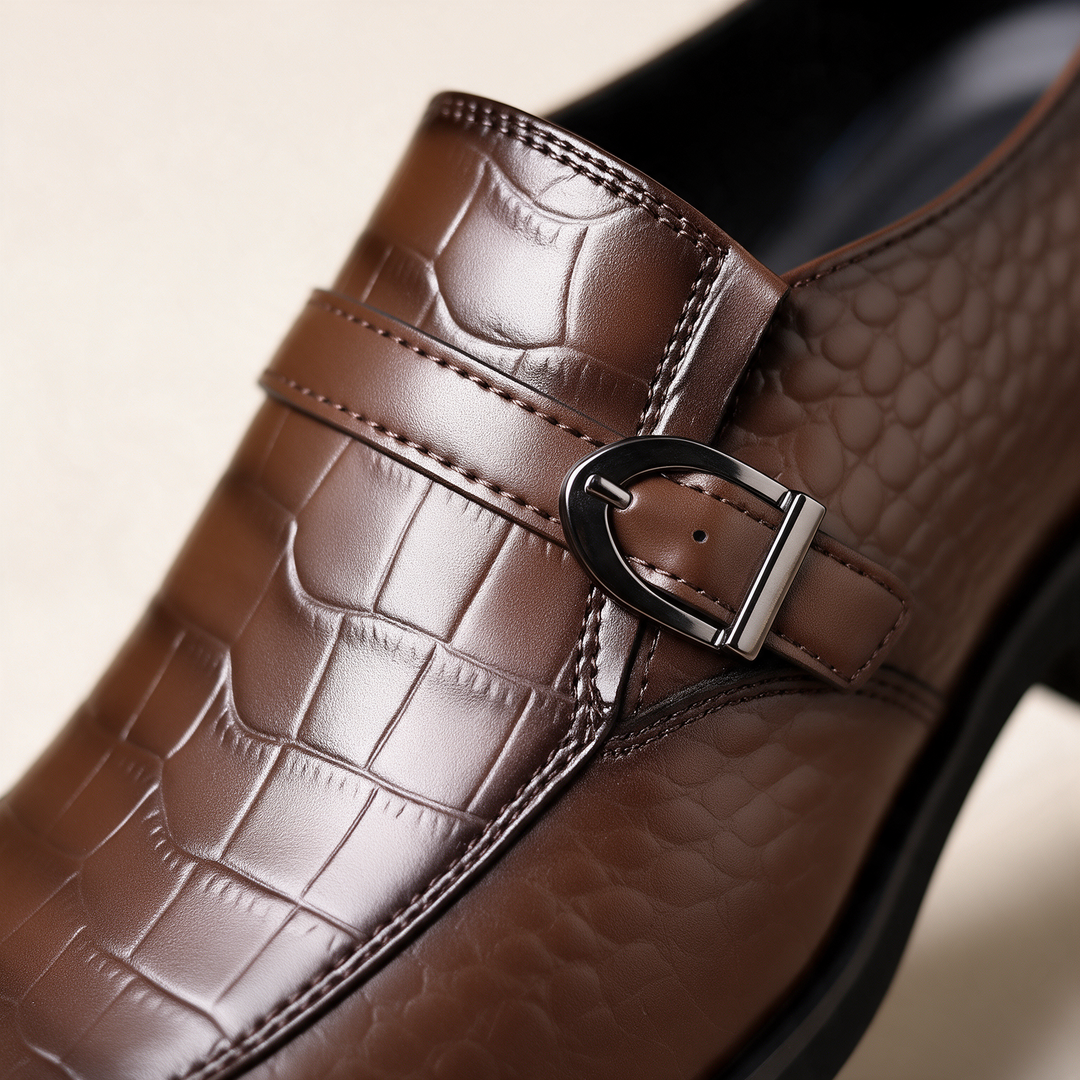 Carlton Croc Buckle Loafers