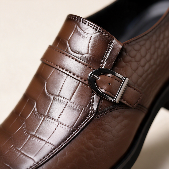 Carlton Croc Buckle Loafers