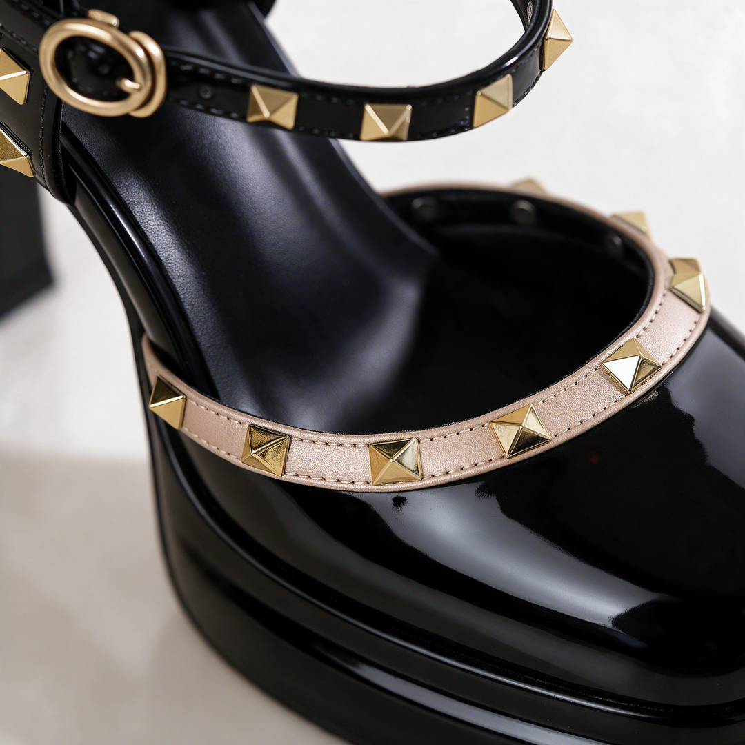 Odette Studded Platform Heels