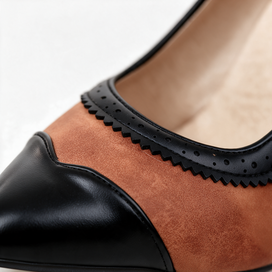 Eleanor Brogue Stiletto Pumps