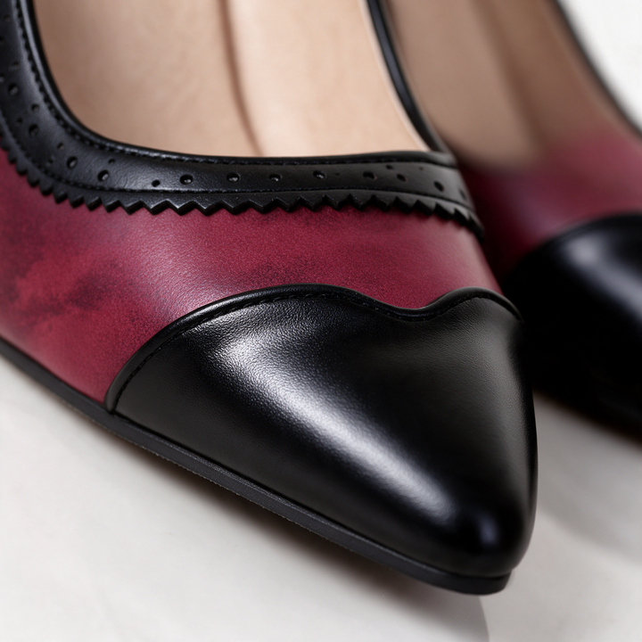 Eleanor Brogue Stiletto Pumps