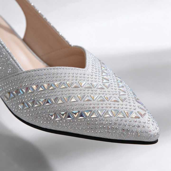 Noelle Sparkle Slingbacks
