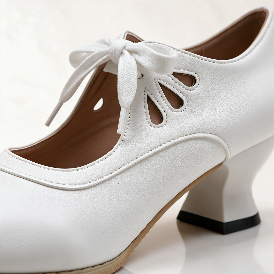 Eleanor Petal Tie Pump
