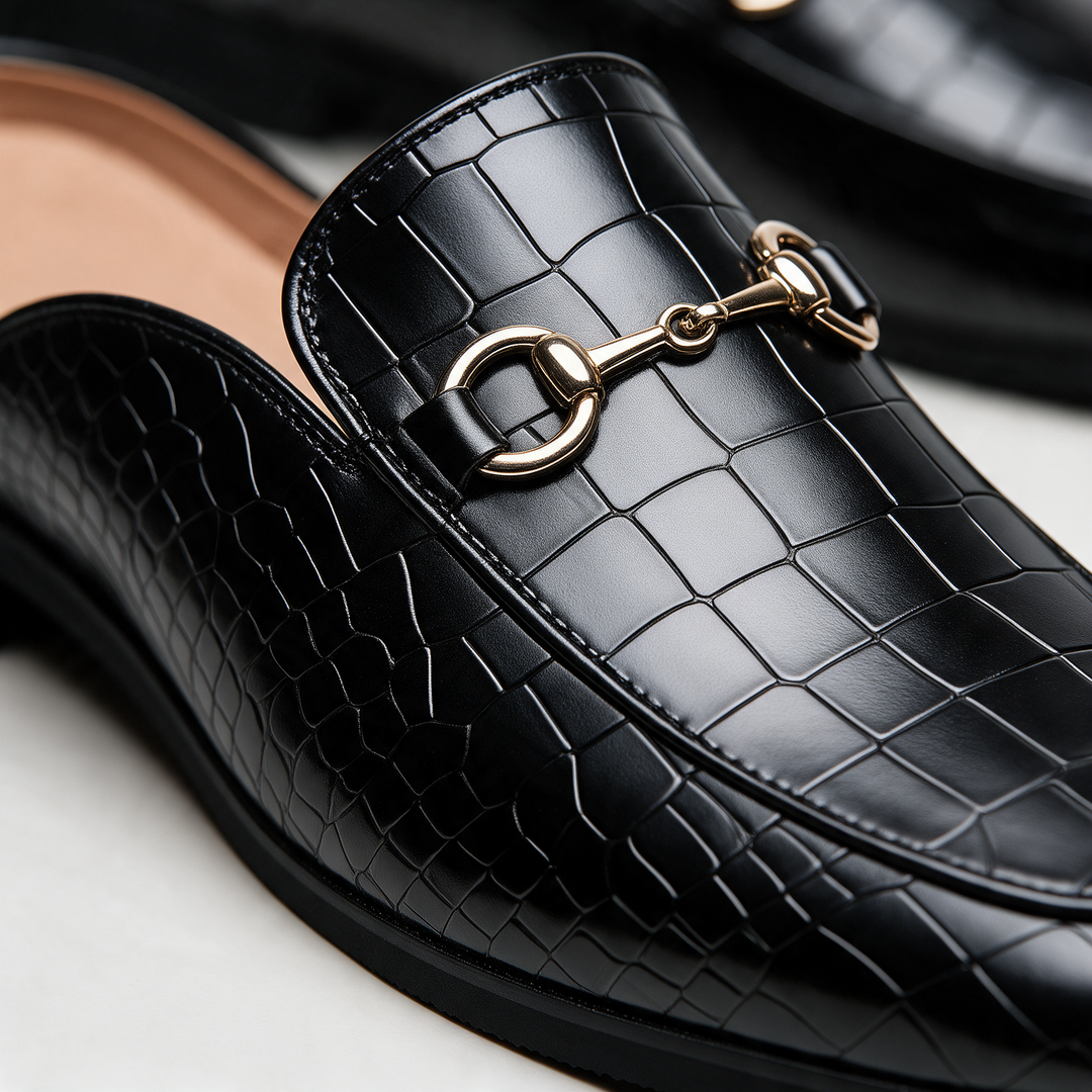 Hudson Horsebit Mules