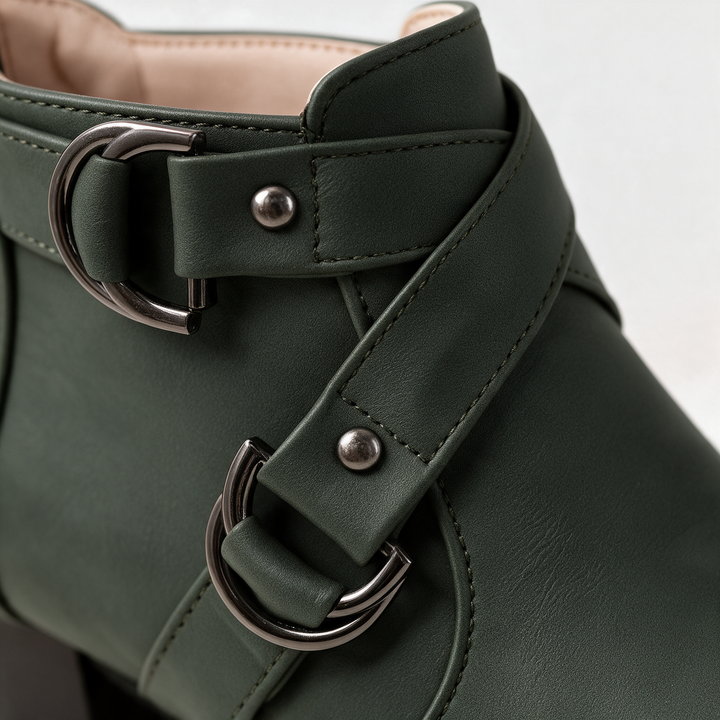 Kensington Cross-Strap Boots
