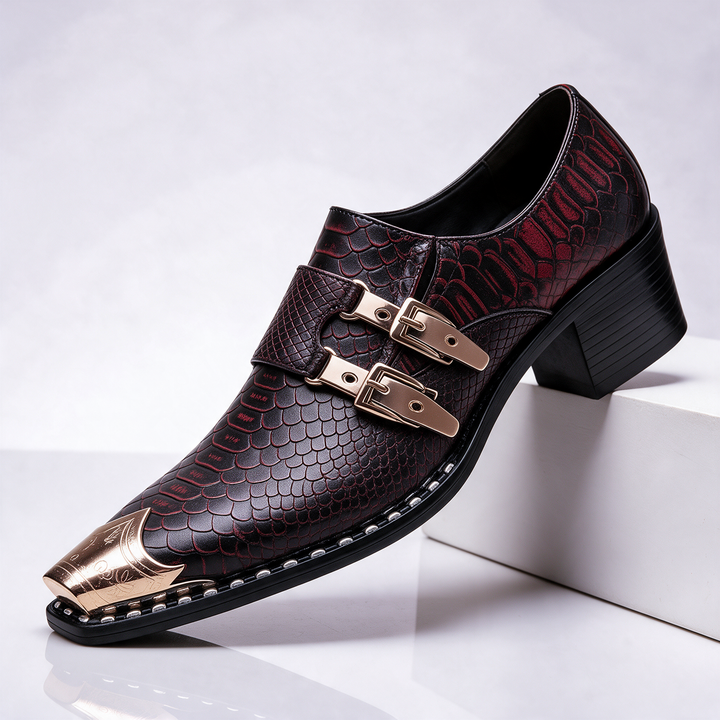 Havana Snake Scale Dress Shoes