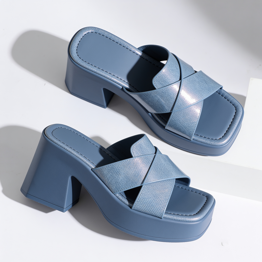 Sylvie Orthopedic Crossover Platform Sandals