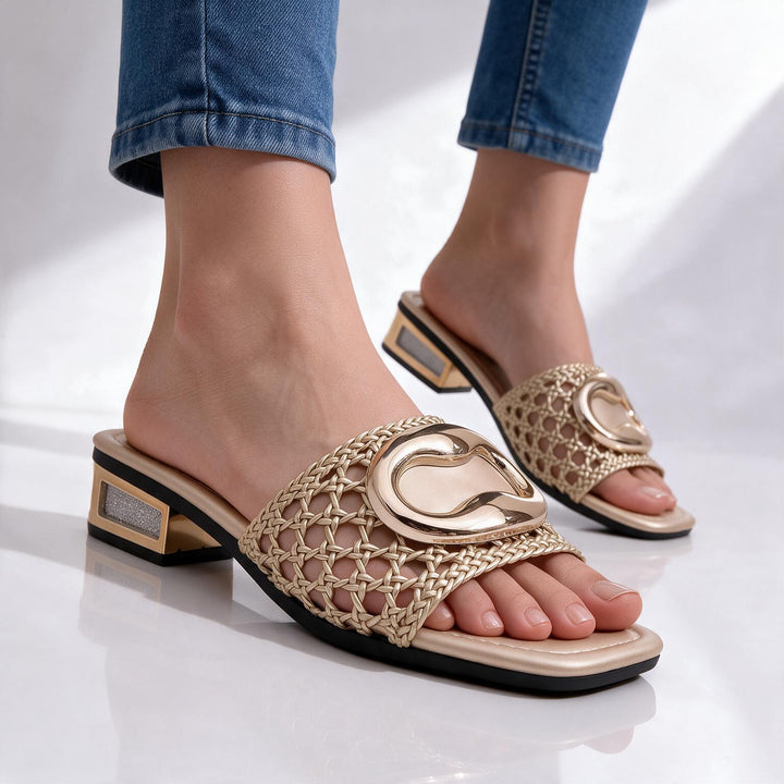 Rosalind Woven Slide