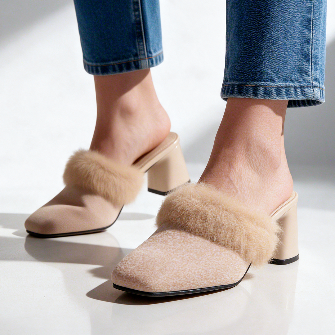 Odette Fur Mules