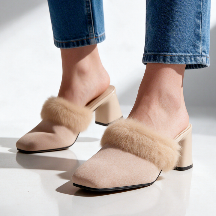 Odette Fur Mules