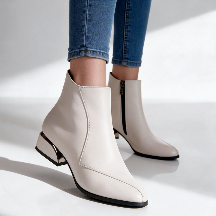 Florence Gilt Heel Ankle Boot