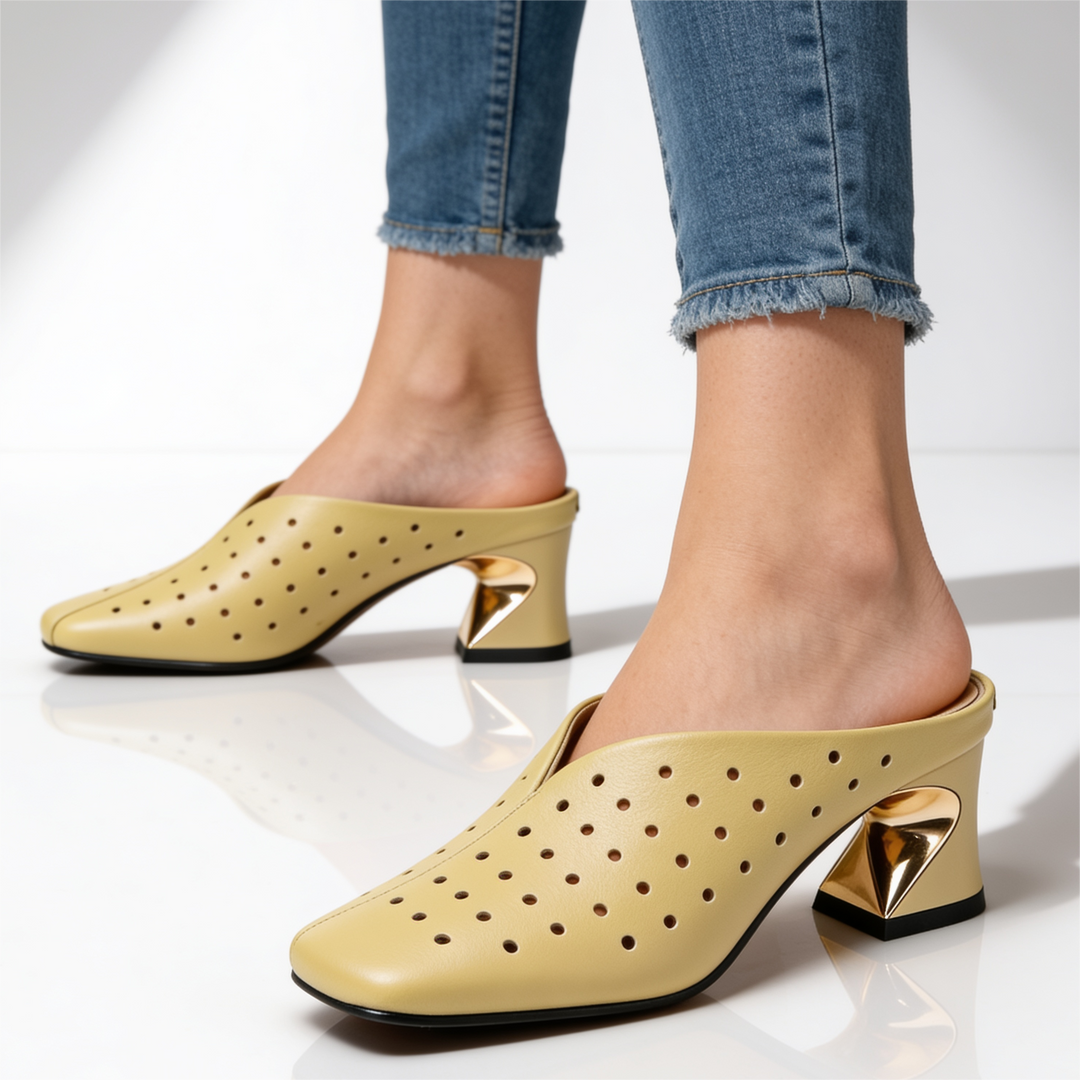 Adele Gilded Mules