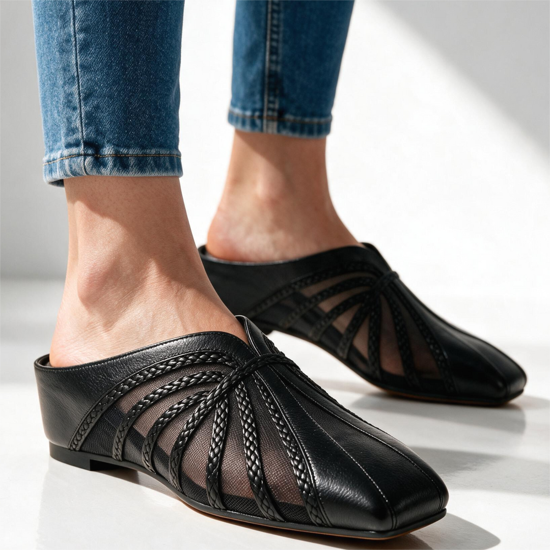 Lucienne Mesh Mules