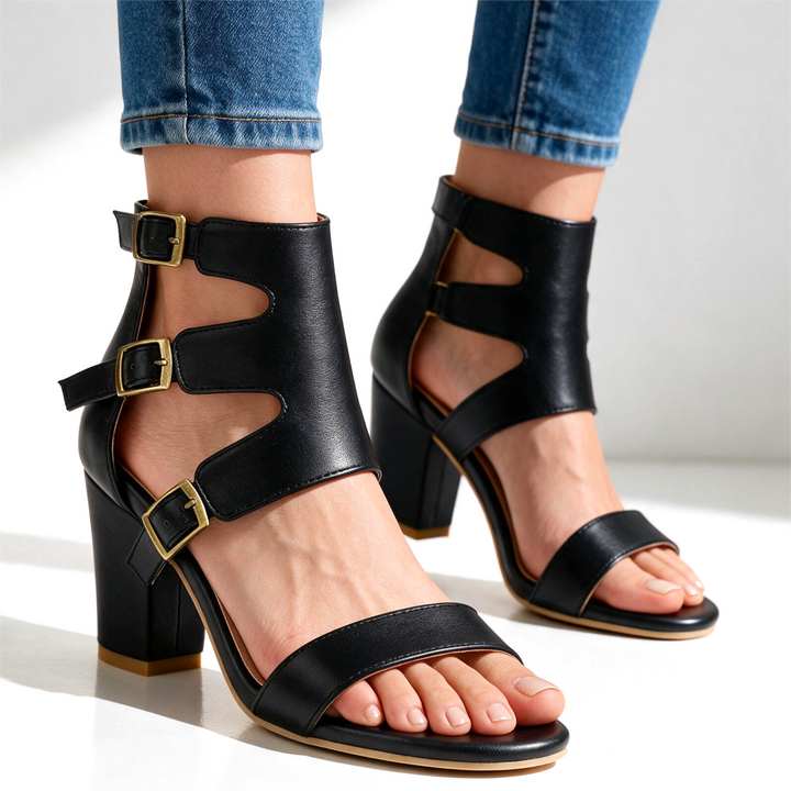 Celeste Wave-Cut Sandals