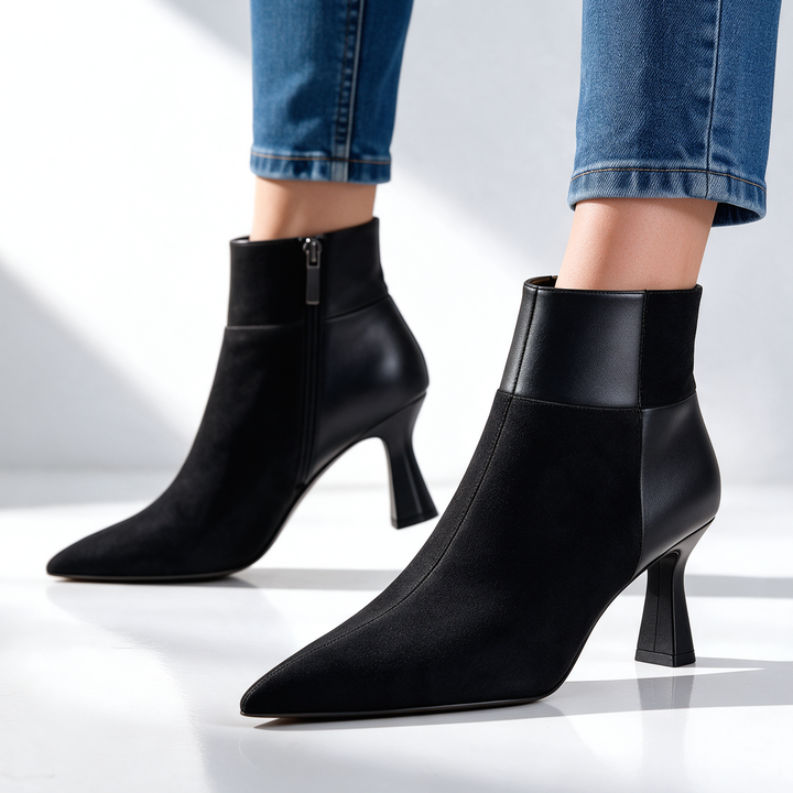 Florence Checkered Ankle Boots