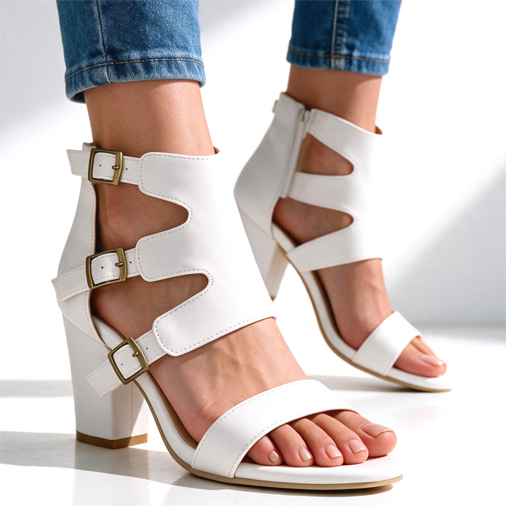 Celeste Wave-Cut Sandals