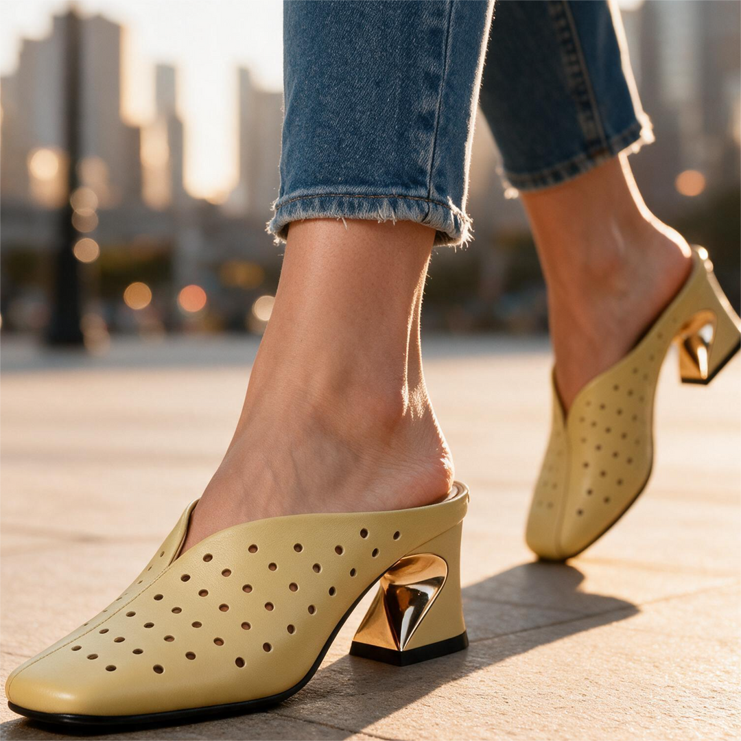 Adele Gilded Mules