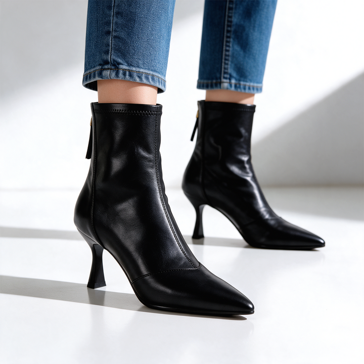 Florence Leather Ankle Boots