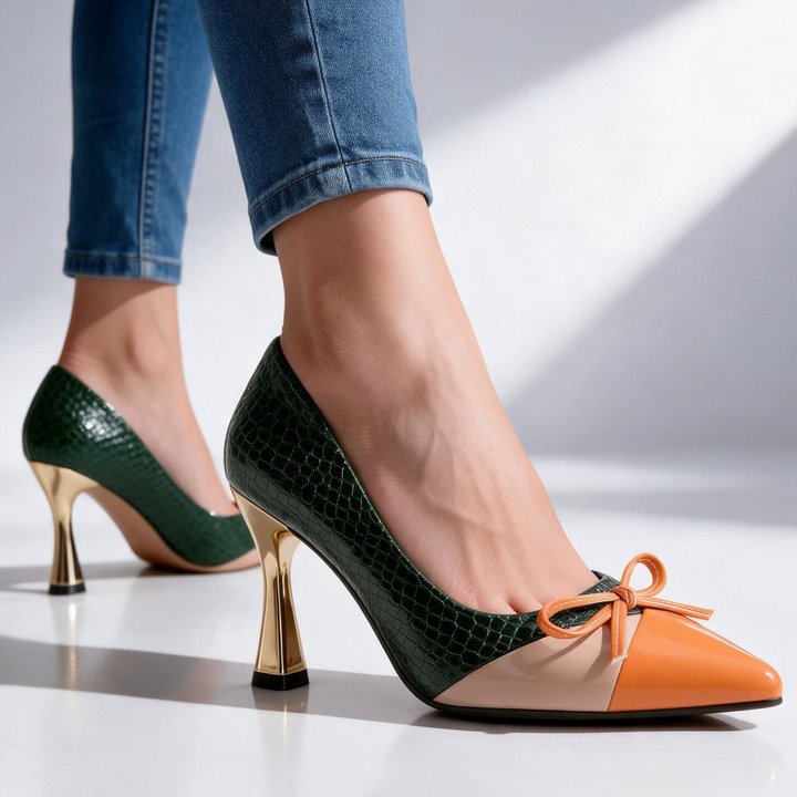 Vivienne Signature Croc Pump