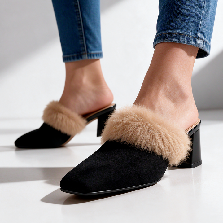 Odette Fur Mules
